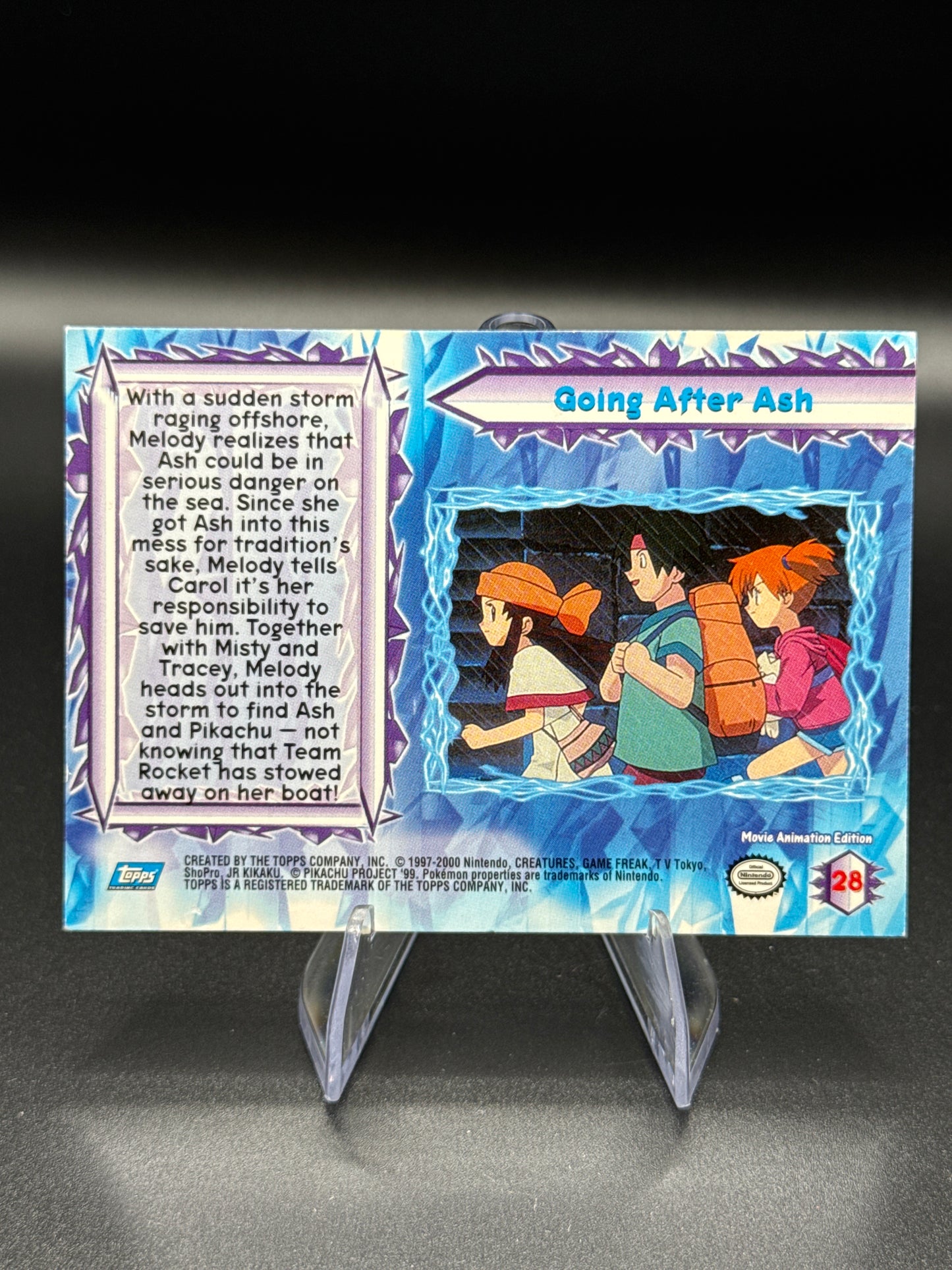Pokémon TCG: 2000 Going After Ash #28 Topps Pokémon Movie