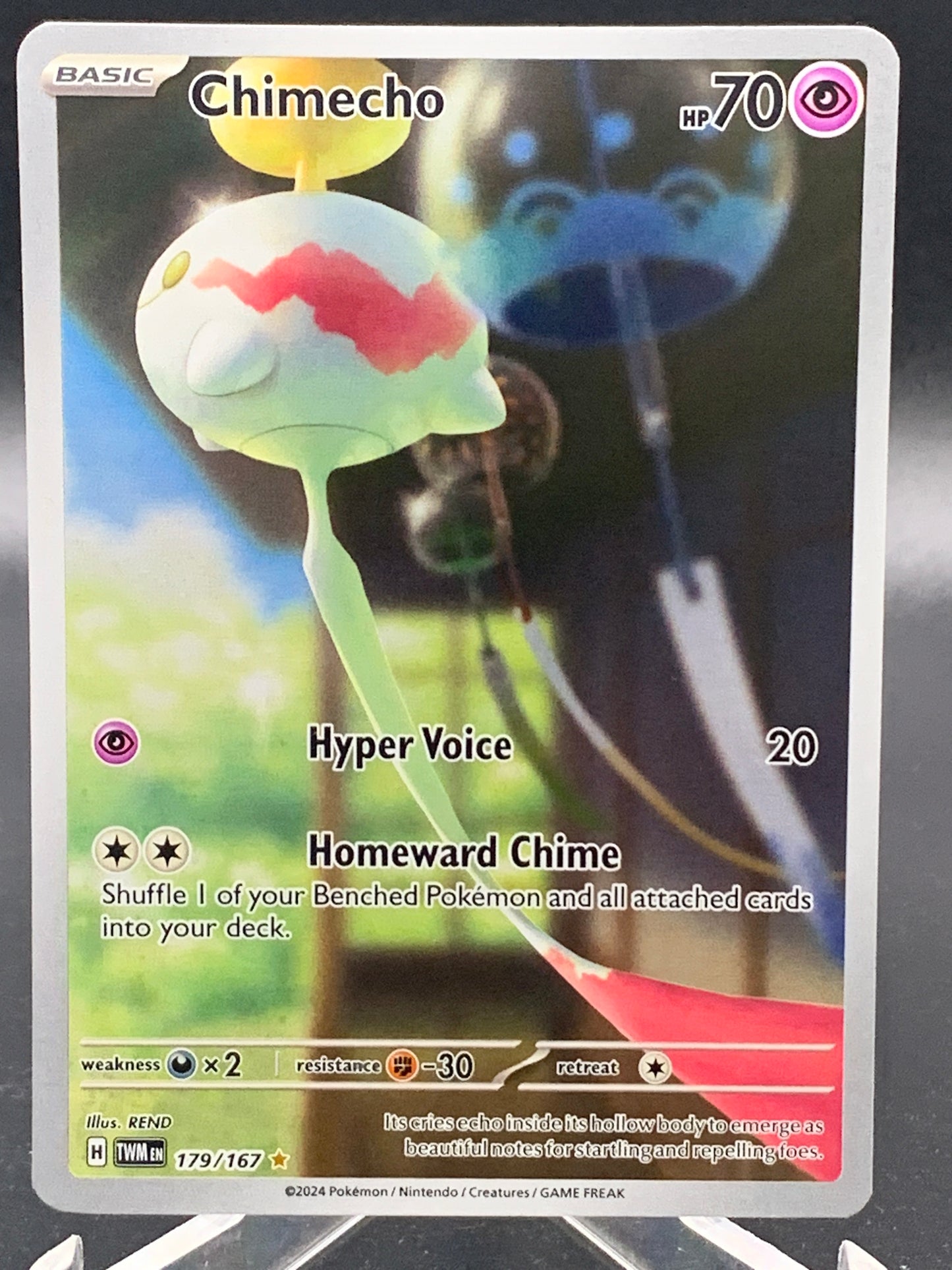Pokémon TCG: 2024 Chimecho 179/167 SV: Twilight Masquerade