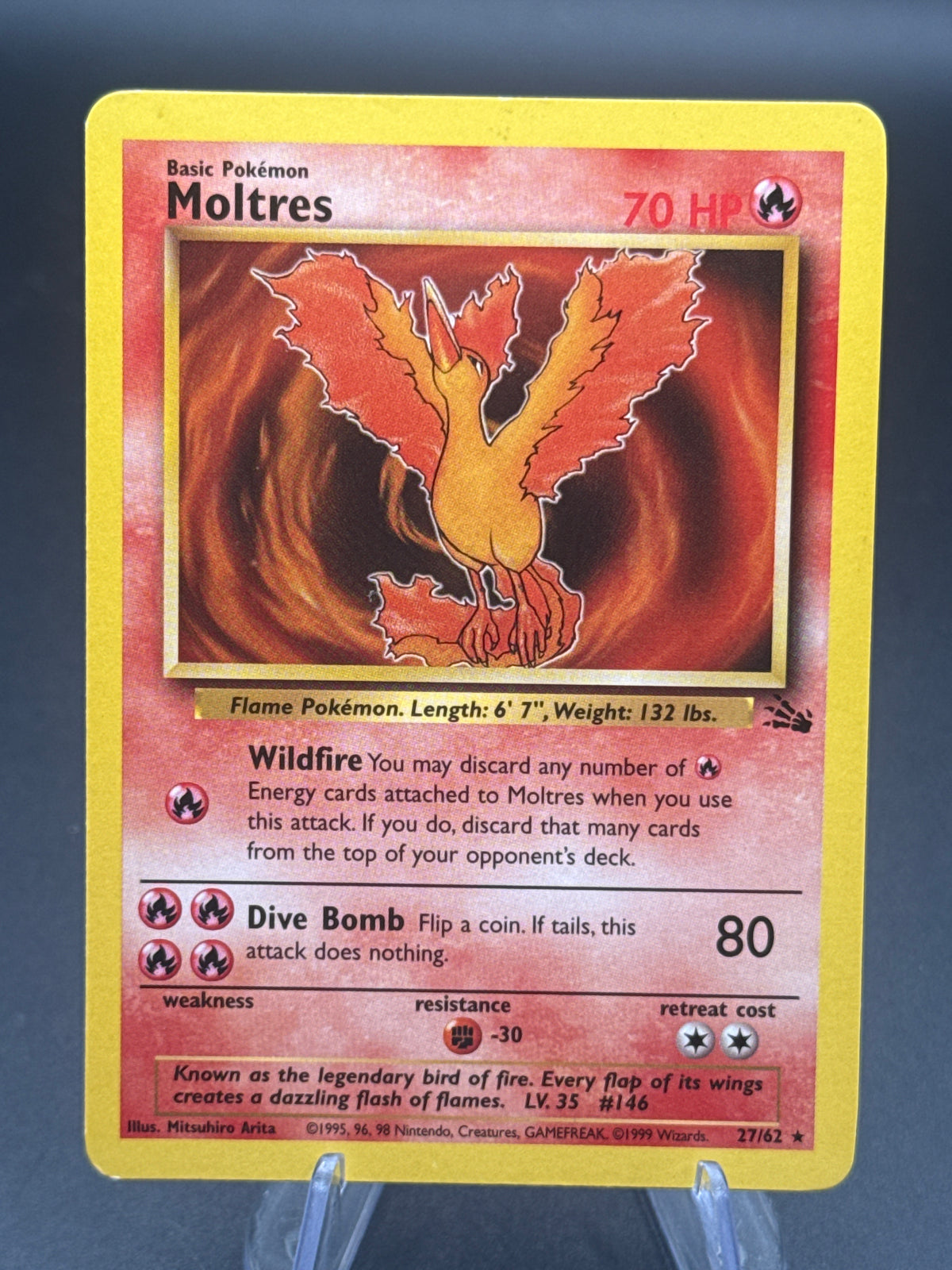 Pokémon TCG: Moltres 27/162 - Fossil (FO)