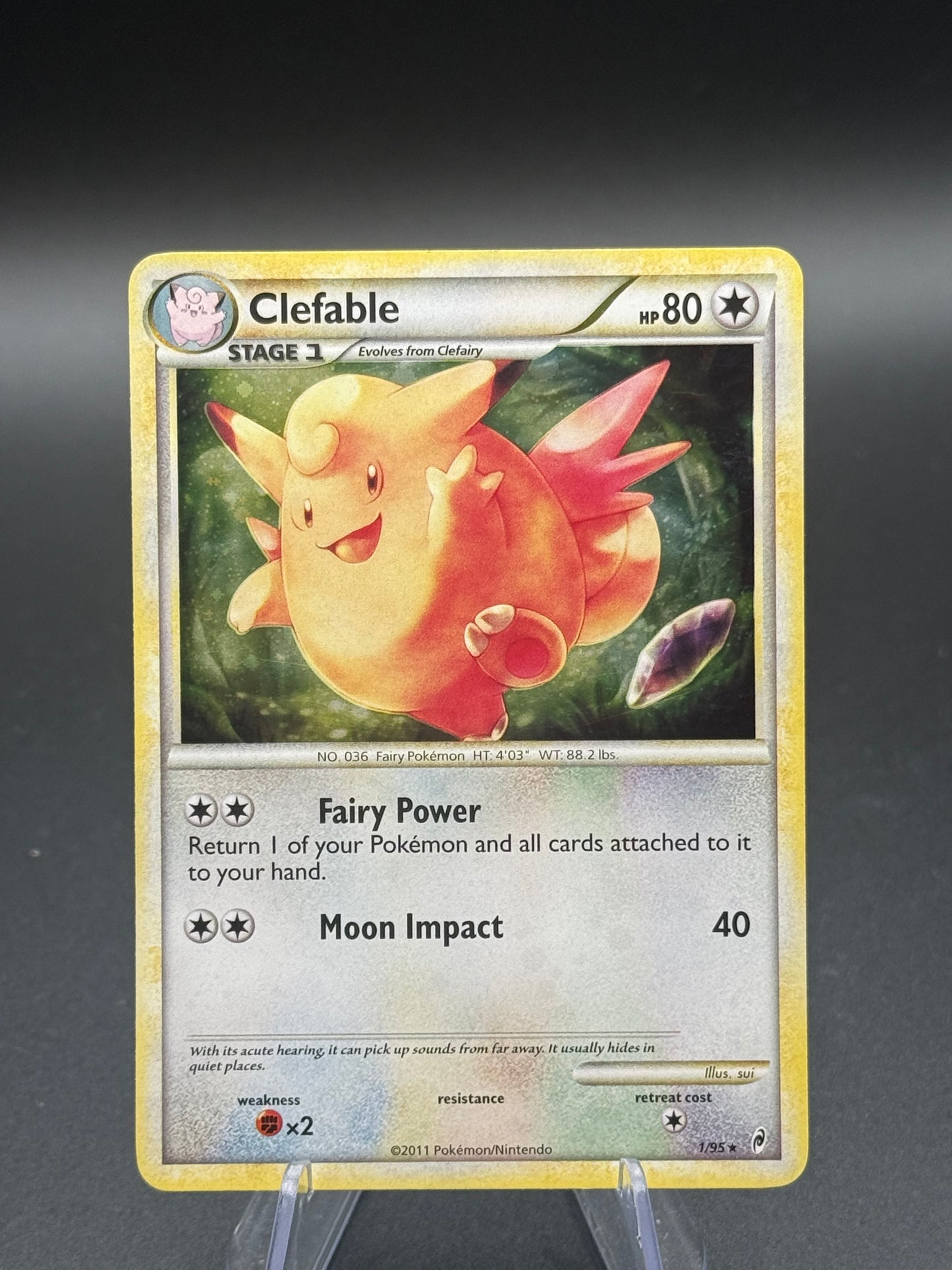 Pokémon TCG: 2011 Clefable - Call of Legends (CL)