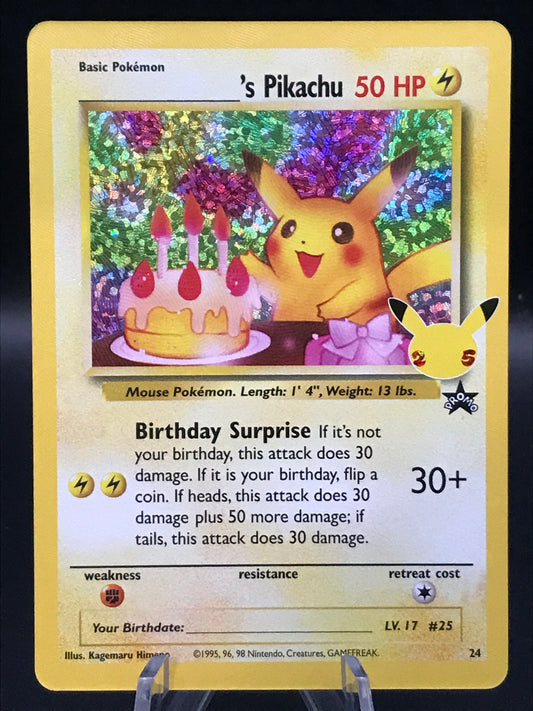 Pokémon TCG: 2021 ______'s Pikachu #24 SWSH: Celebrations Classic Collection