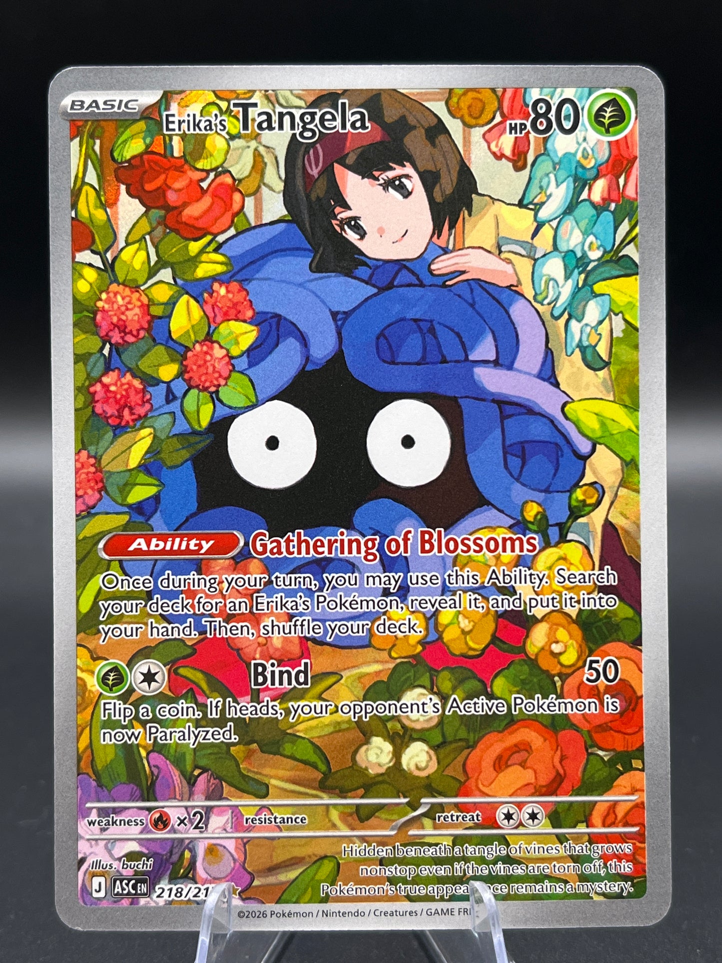 Pokémon TCG: 2026 Erika's Tangela 218/217 - ME: Ascended Heroes