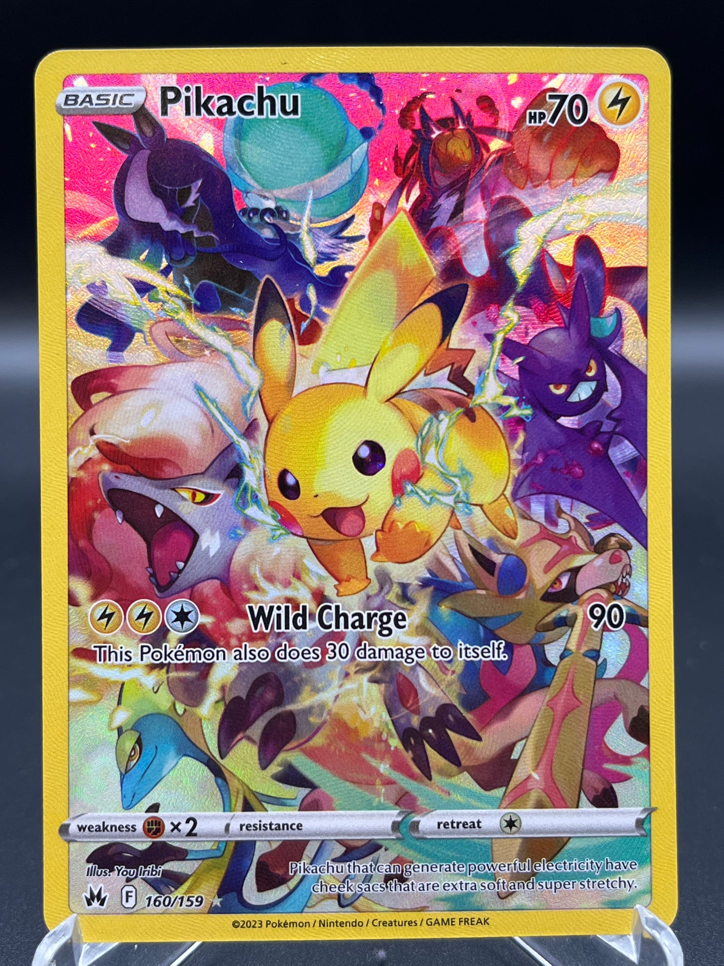 Pokémon TCG: 2023 Pikachu - 160/159 - SWSH: Crown Zenith