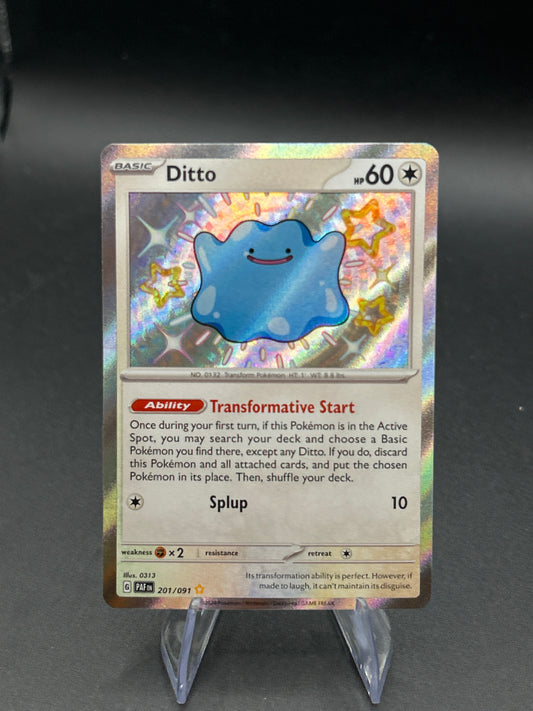 Pokémon TCG: 2024 Ditto 201/091- SV: Paldean Fates