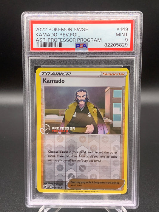 PSA 9 Pokémon TCG: 2022 Kamando 149/189 ASR-Professor Program Reverse Holo