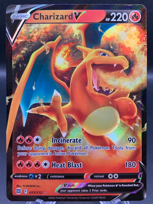 Pokémon TCG: 2022 Charizard V - 017/172 - SWSH: Brilliant Stars