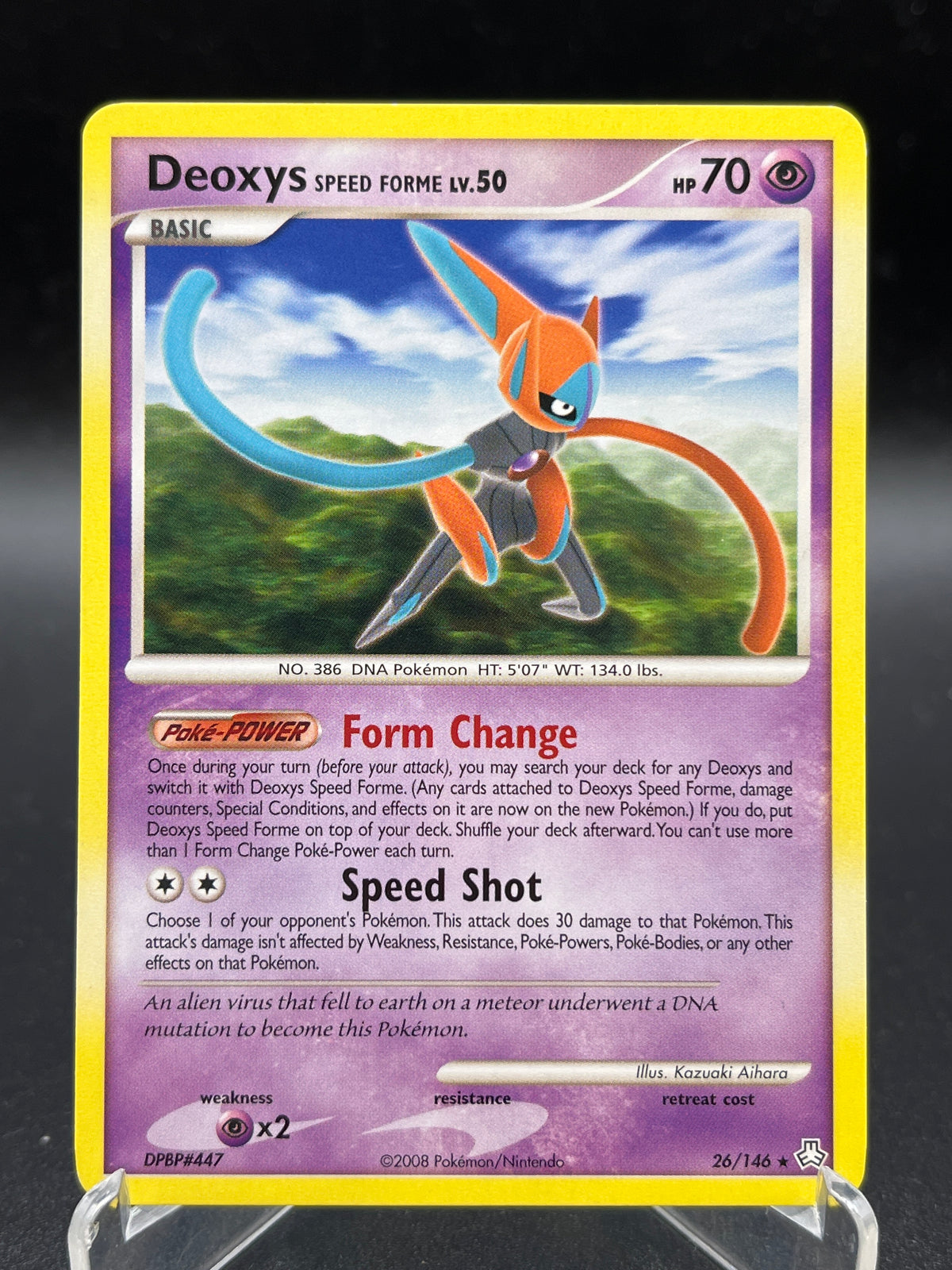 Pokémon TCG: 2008 - Deoxys Speed Forme - 26/146 - Legends Awakened