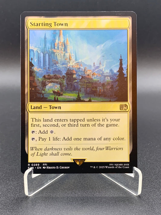 MTG TCG: Starting Town R 0289 FIN: FINAL FANTASY