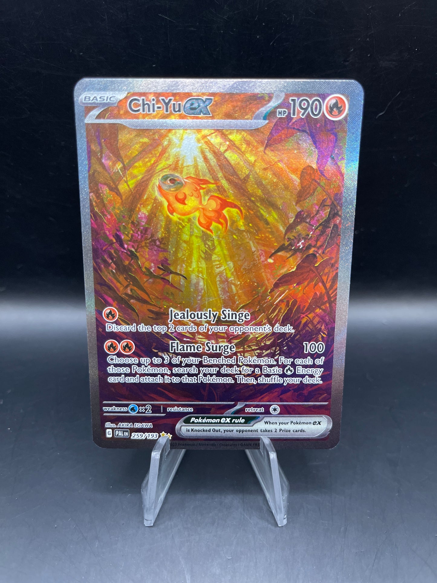 Pokémon TCG: 2023 Chi-Yu Ex 259/193 Paldea Evolved Alt Art