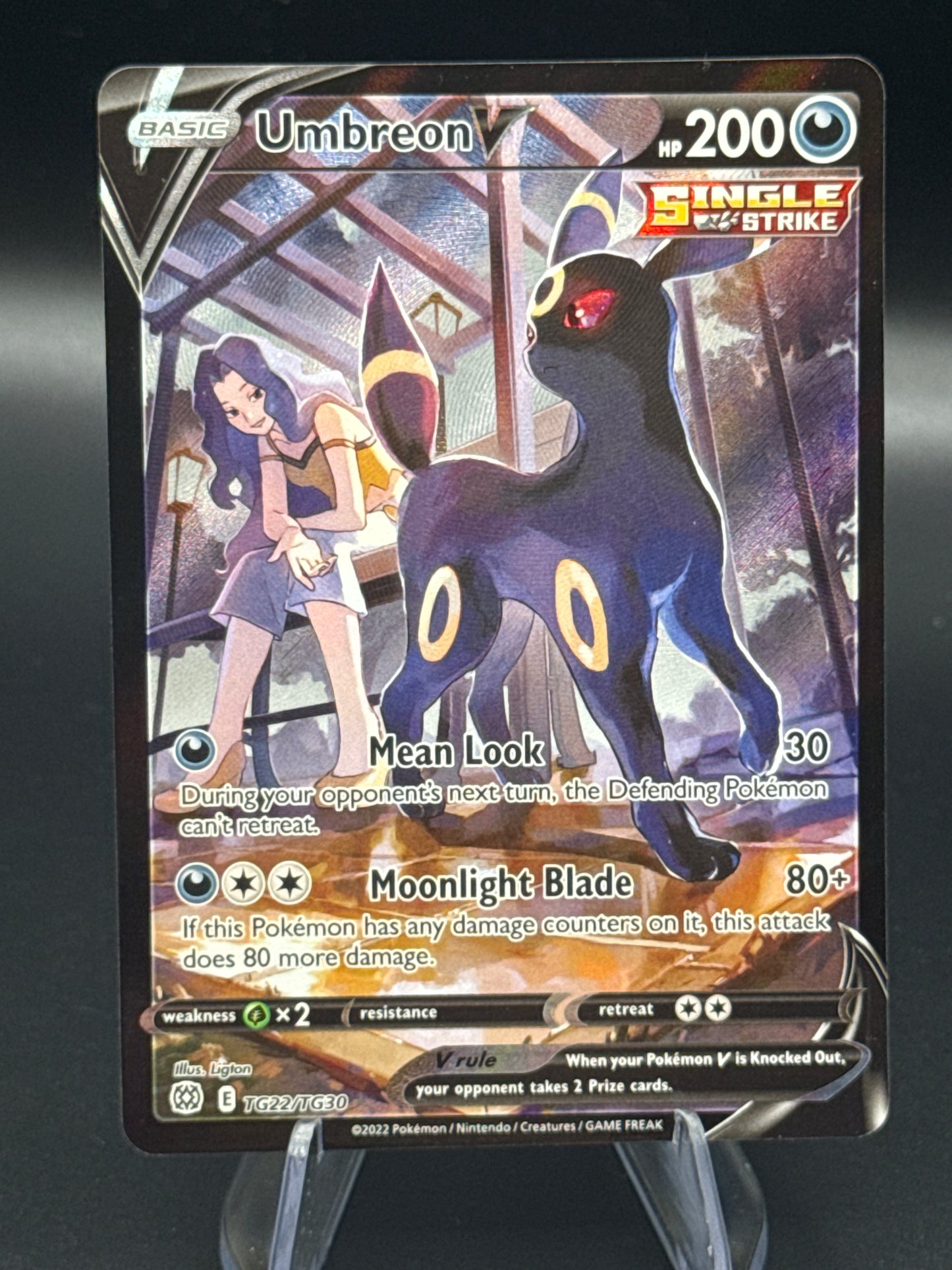 Pokémon TCG: 2022 Umbreon V TG22/TG30 SWSH: Brilliant Stars