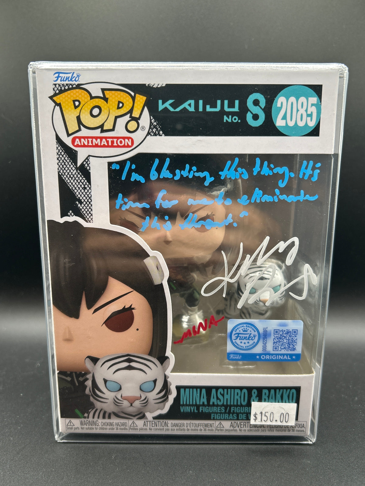 Auto Funko PoP! Anime: Kaiju No.8 - Mina Ashiro & Bakko 2085 (Funko Special Edition)