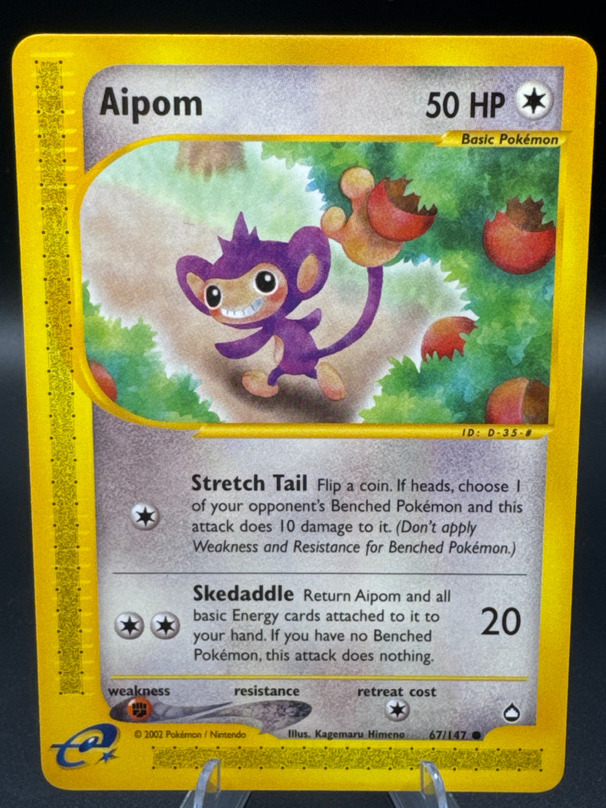 Pokémon TCG: 2002 Aipom - 67/147 - Aquapolis (AQ)