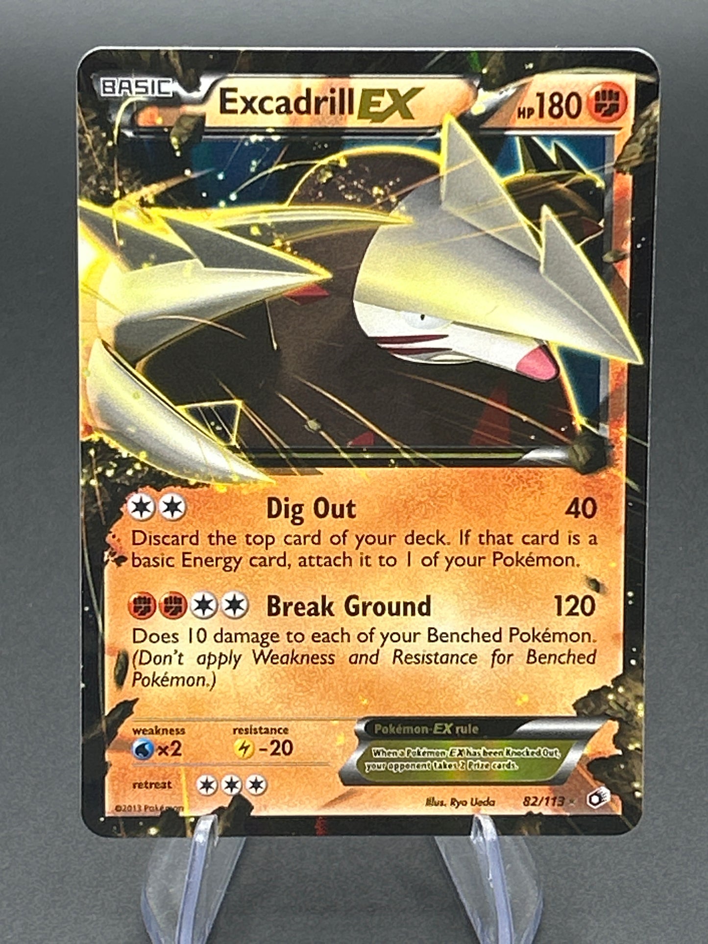 Pokémon TCG: 2013 - Excadrill EX 82/113 - Legendary Treasures
