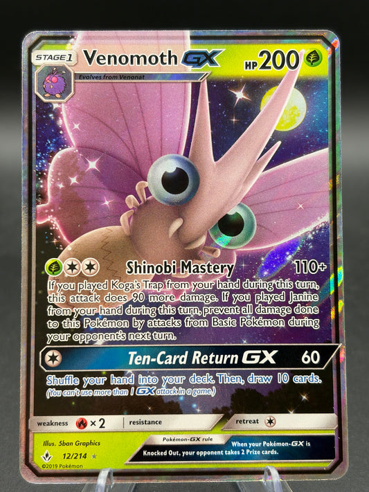 Pokémon TCG: 2019 Venomoth GX 12/214 Unbroken Bonds