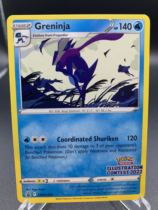 Pokémon TCG: Greninja (Illustration Contest 2022)-SWSH305: Sword & Shield Promo Cards