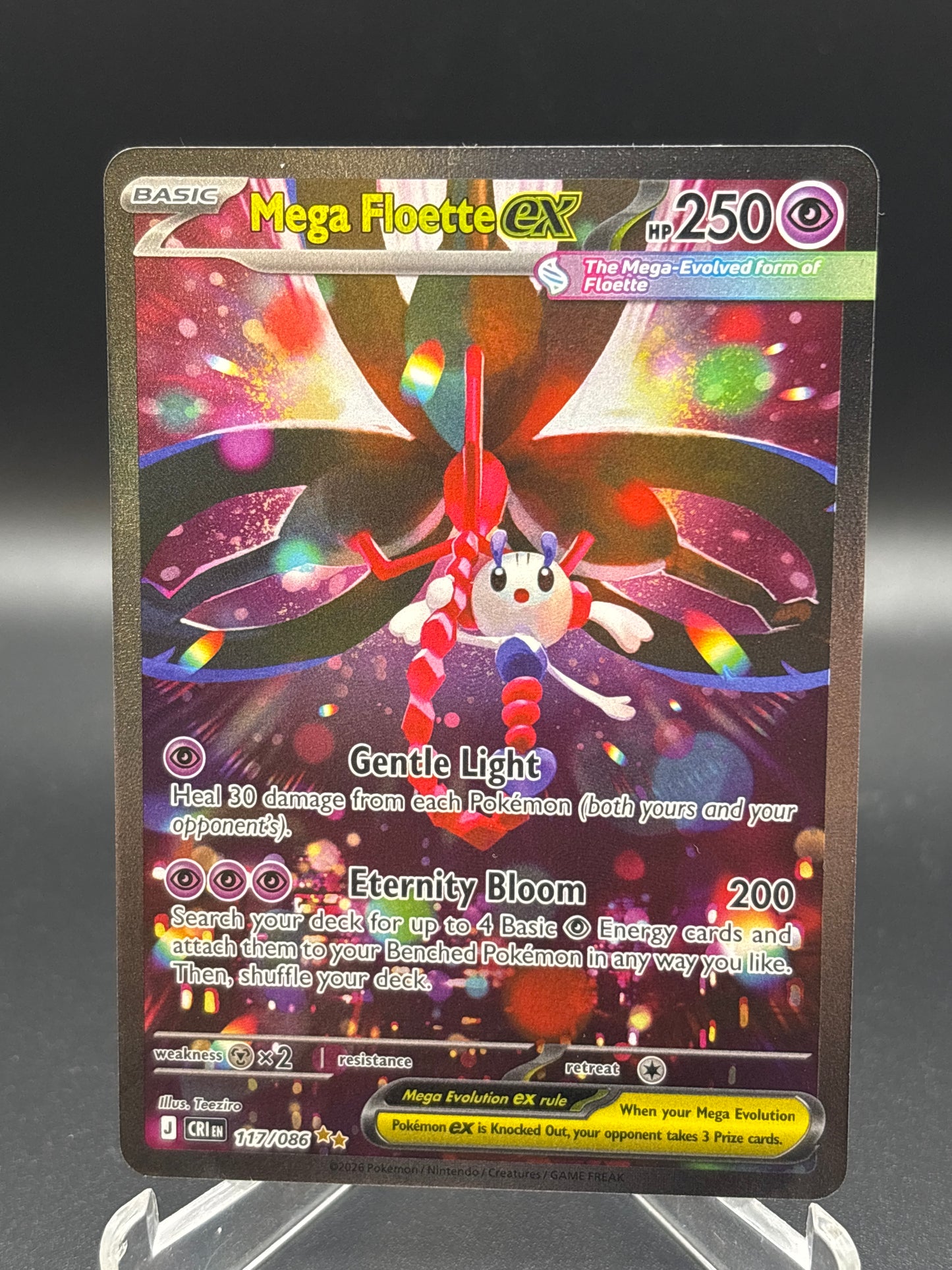 Pokémon TCG: 2026 Mega Floette ex - 117/086 - ME04: Chaos Rising