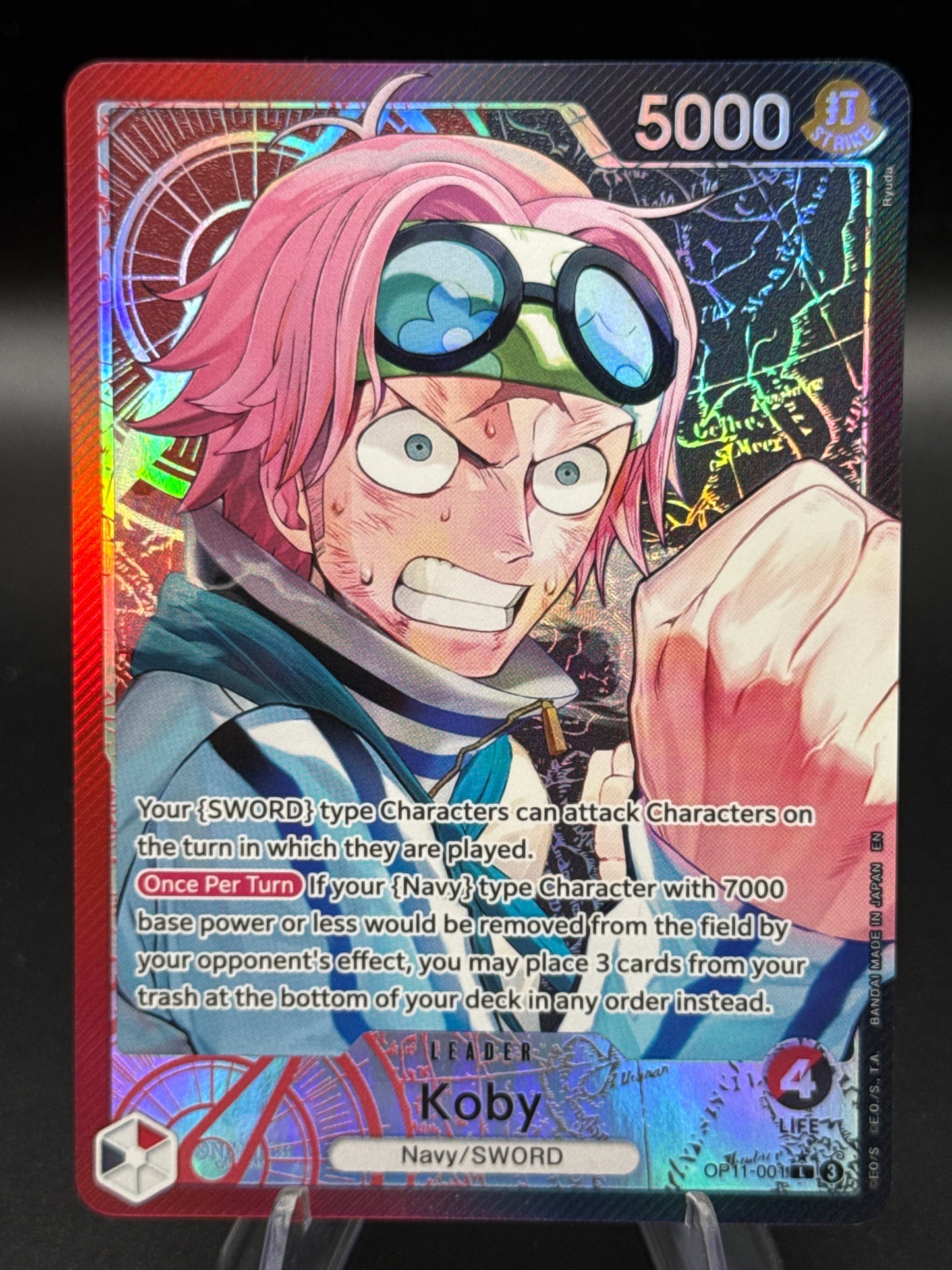 One Piece TCG: Koby OP11-001 A Fist of Divine Speed