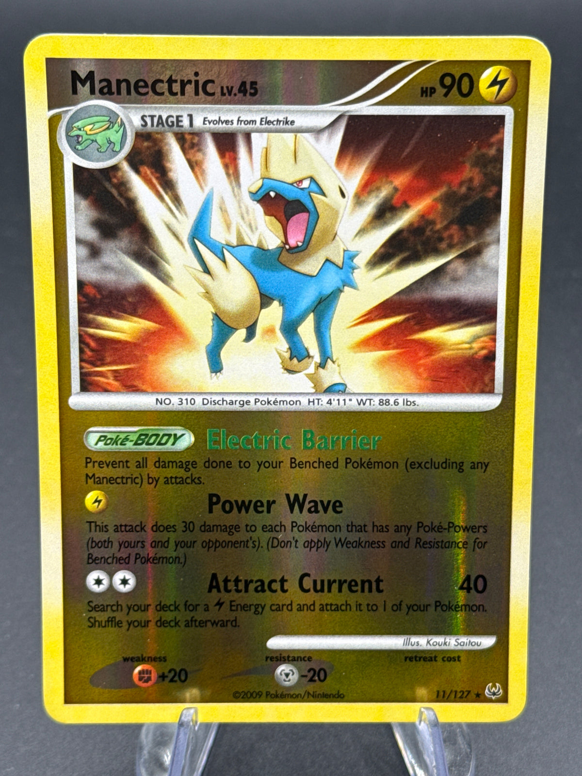 Pokémon TCG: 2007 Manectric 11/127 - Platinum (PL)