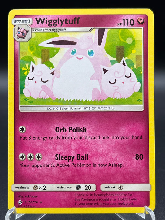 Pokémon TCG: 2019 Wigglytuff 135/214 - SM: Unbroken Bonds