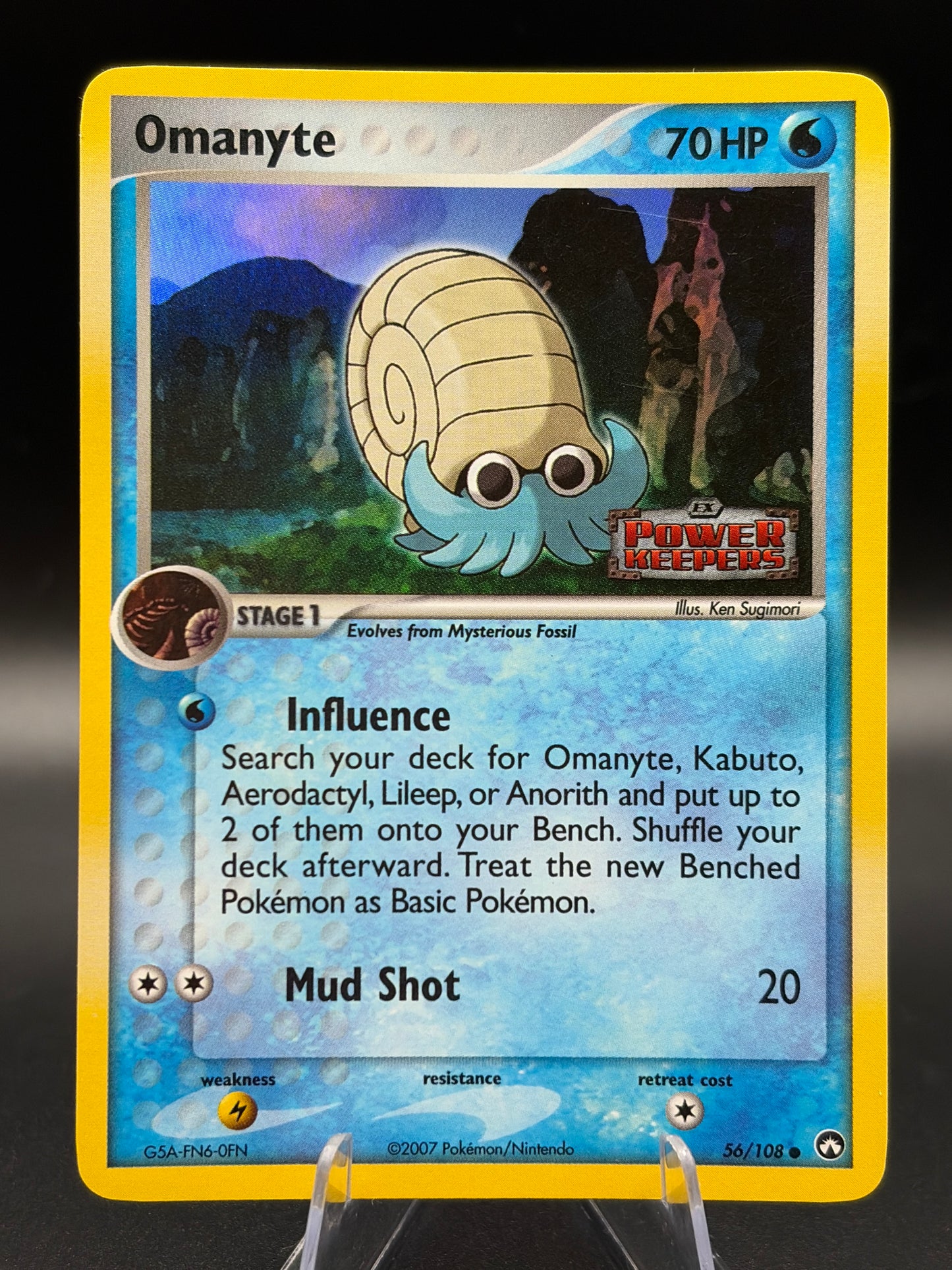 Pokémon TCG: 2007 Omanyte - EX Power Keepers (PK)