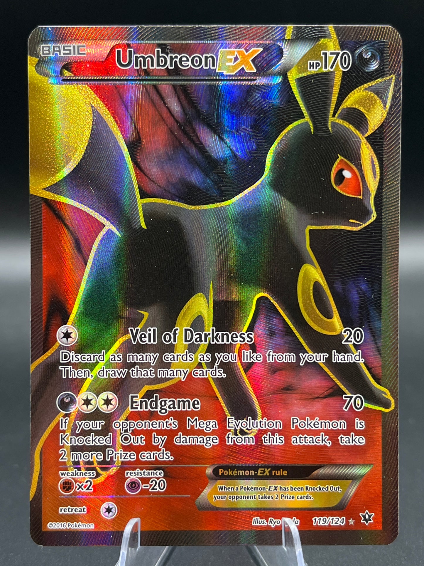 Pokémon TCG: 2016 Umbreon EX - 119/124 - XY: Fates Collide
