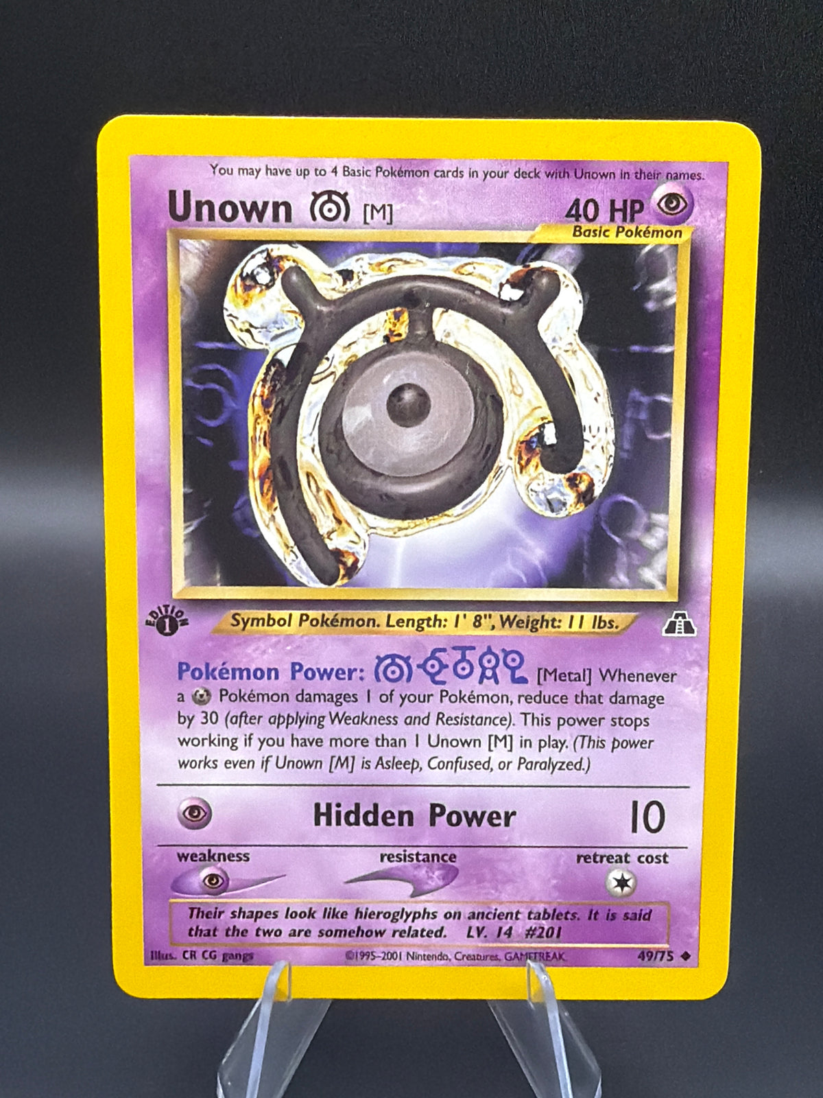 Pokémon TCG: Unown [M] 49/75 - Neo Discovery (N2)