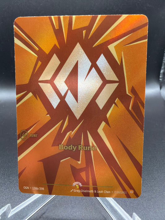 Riftbound TCG: Body Rune (Nexus Night) - 126b/298 - Promo