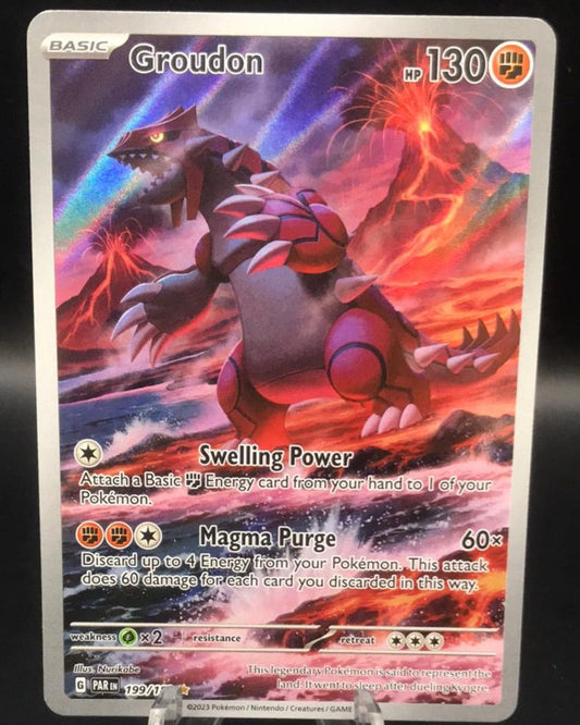 Pokemon TCG: 2023 Groudon 199/182 SV: Paradox Rift