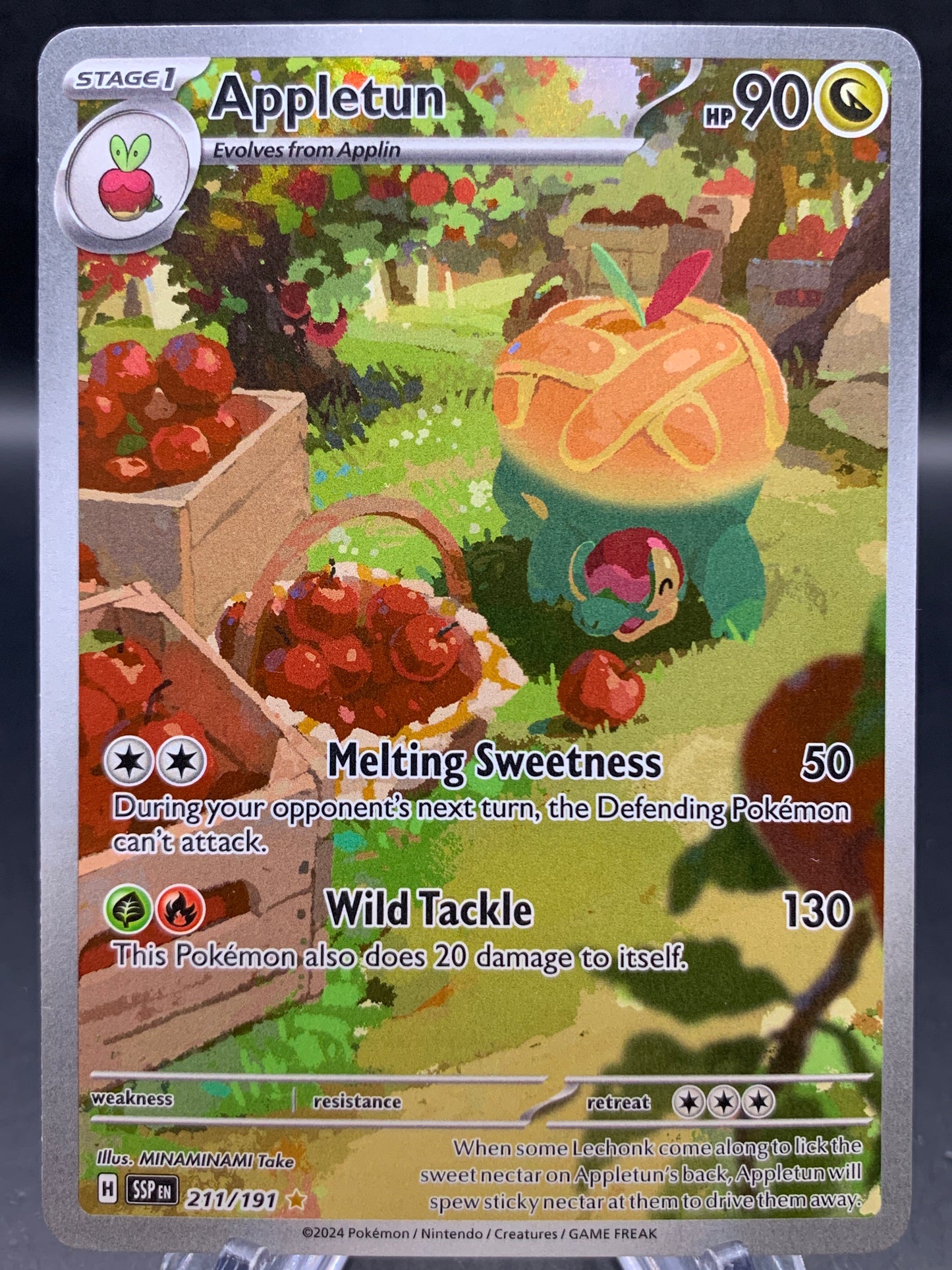 Pokémon TCG: 2024 Appletun - 211/191 - SV: Surging Spark