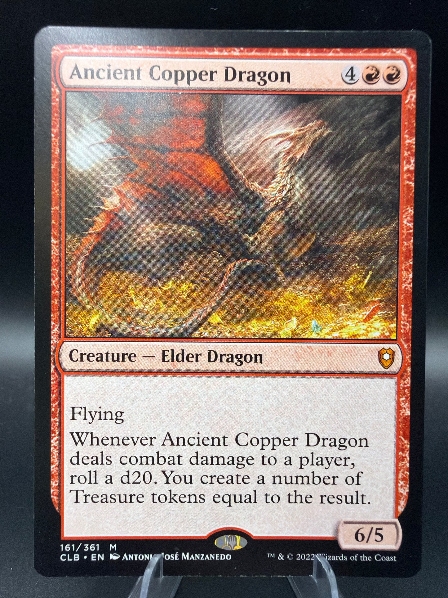 MTG TCG: Ancient Copper Dragon - Commander Legends: Battle for Baldur's Gate (CLB)
