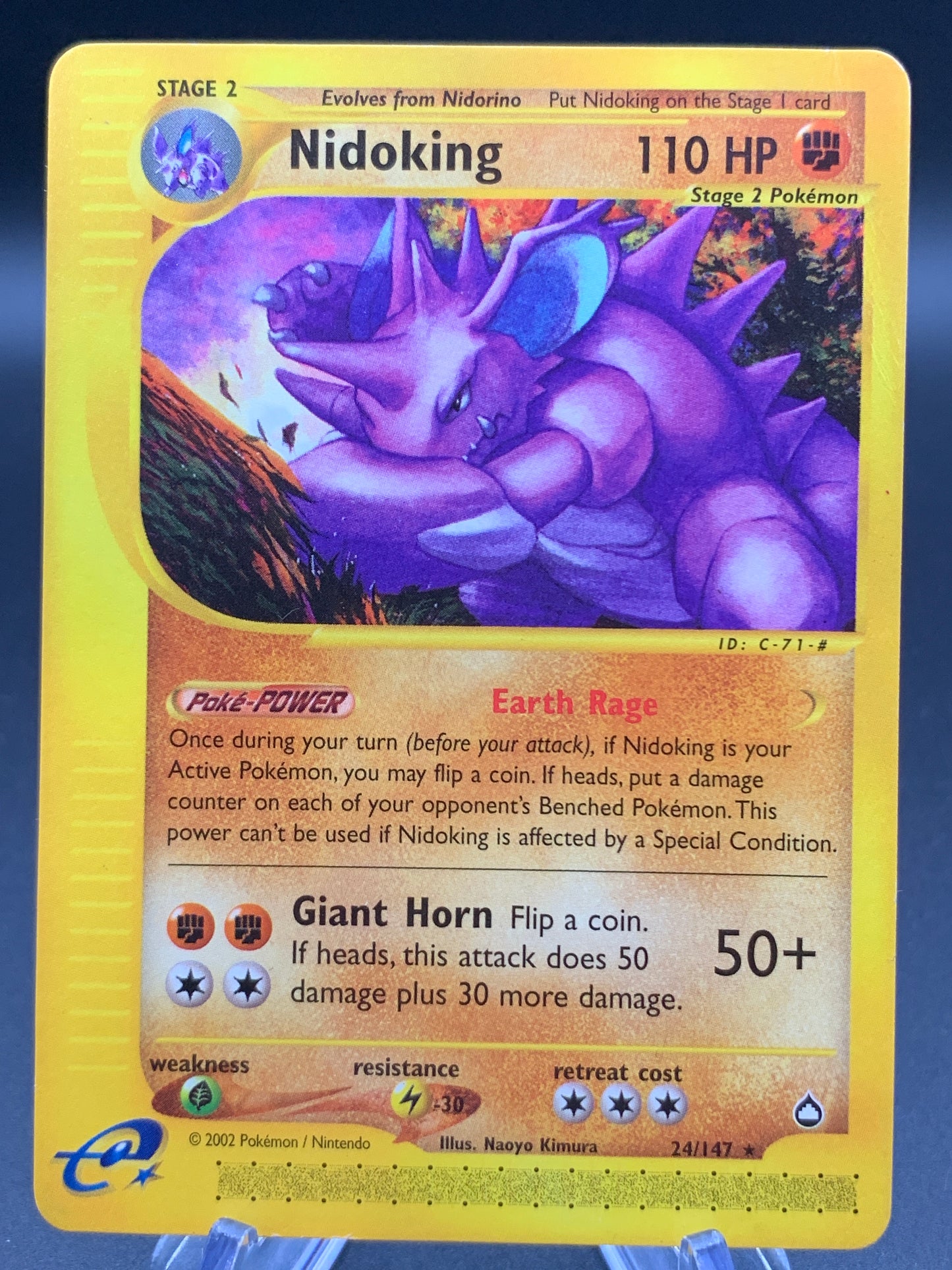 Pokémon TCG: 2002 Nidoking - 24/142 - Aquapolis