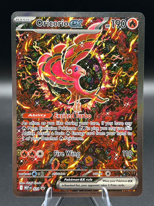 Pokémon TCG: 2025 Oricorio EX- 024 Promo - MEG: Mega Evolution