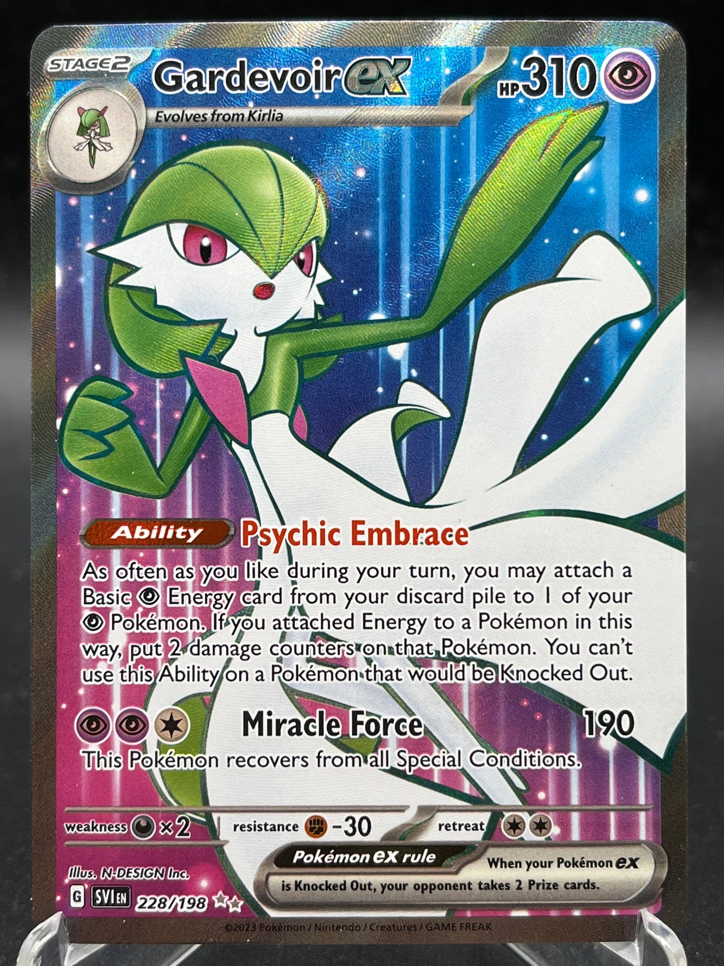 Pokémon TCG: 2023 Gardevoir ex 228/198 SV: Base Set