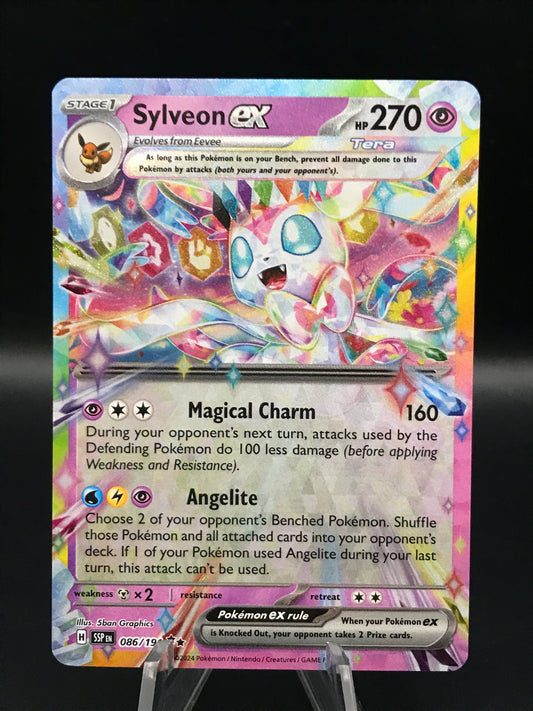 Pokémon TCG: 2024 Sylveon ex 086/191 SV: Surging Sparks