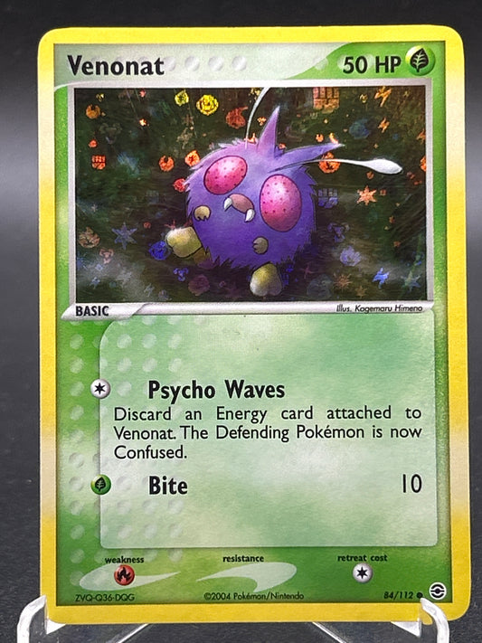 Pokémon TCG: 2004 Venonat 84/112 EX FireRed & LeafGreen Reverse-Holo