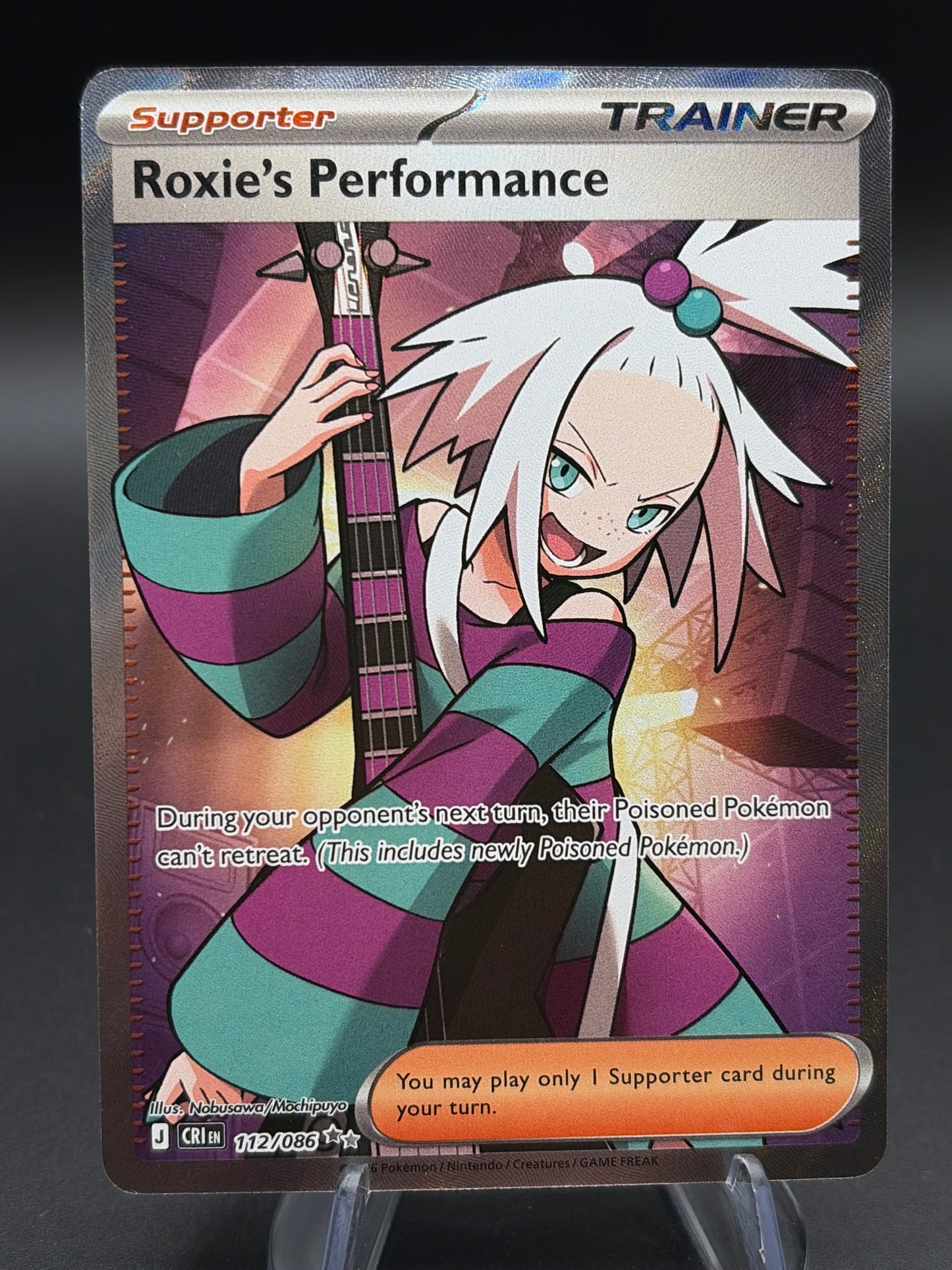 Pokemon TCG: 2026 Roxie's Performance - 112/086 - ME04: Chaos Rising (CRI)