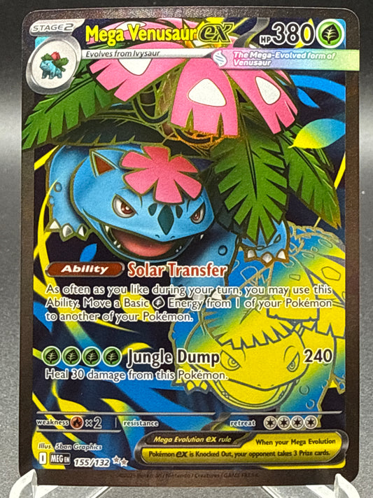 Pokémon TCG: 2025 - Mega Venusaur ex - 155/132 - MEG: Mega Evolution