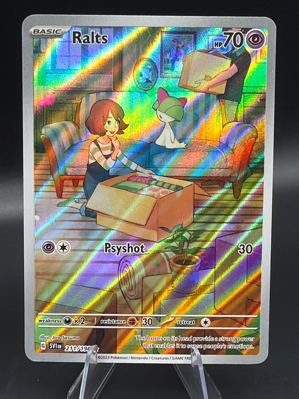 Pokémon TCG: 2023 Ralts - 211/198 - SV: Scarlet & Violet
