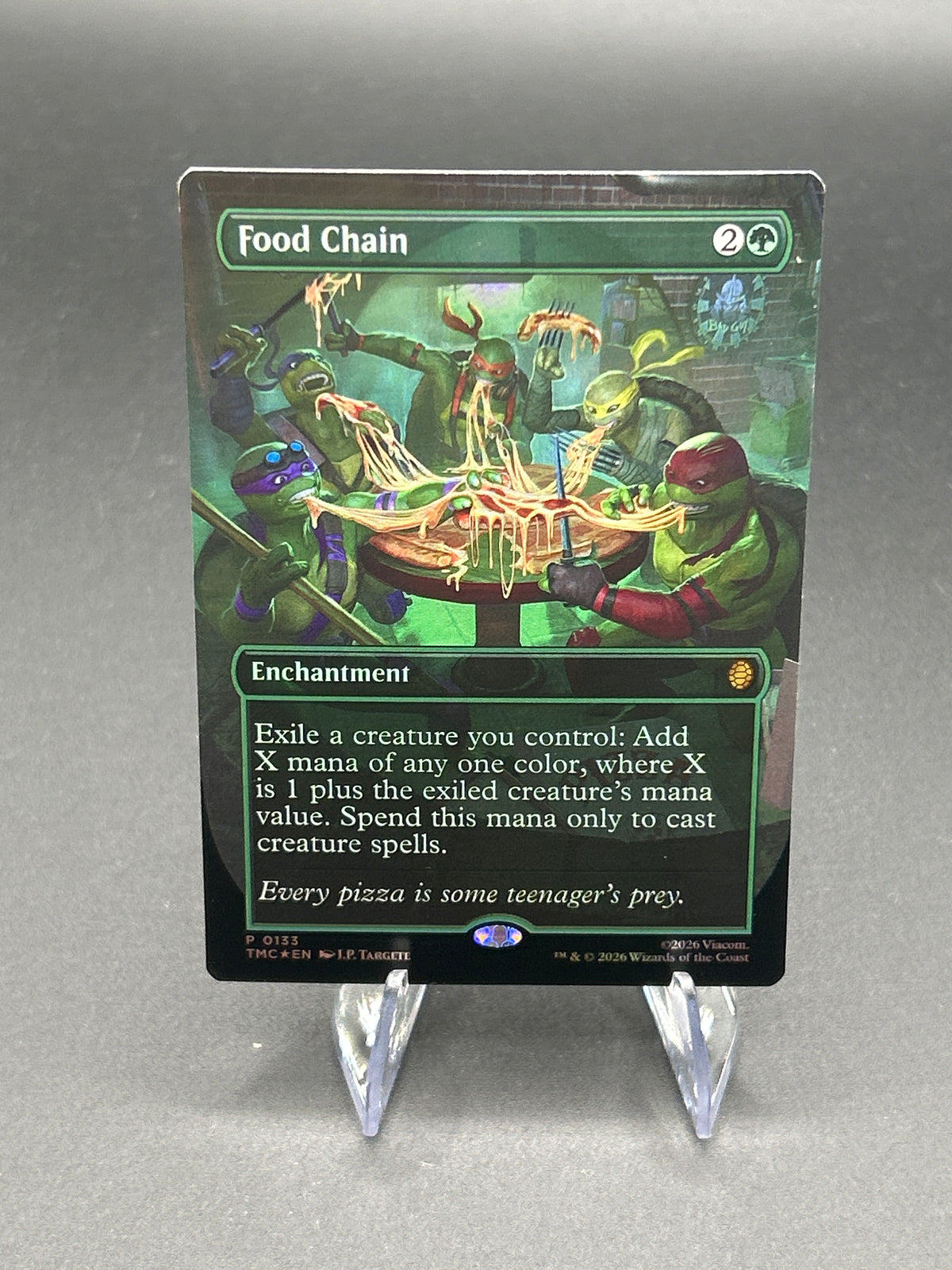 MTG TCG: Food Chain (Borderless) - Commander: Teenage Mutant Ninja Turtles (TMC)