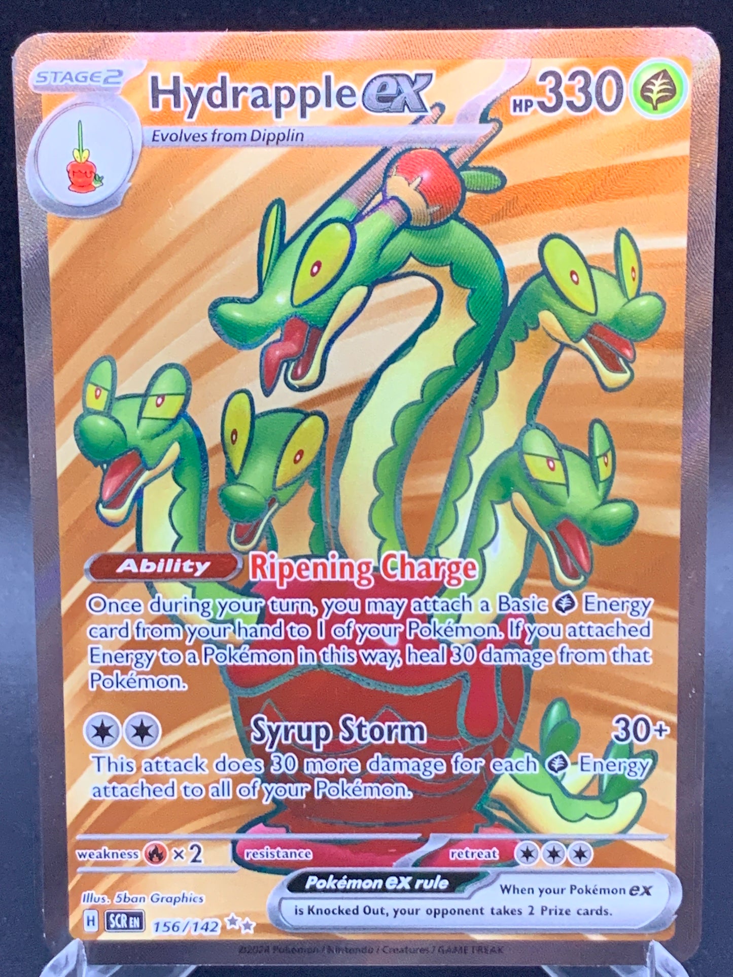 Pokémon TCG: 2024 Hydrapple ex 156/142 SV: Stellar Crown