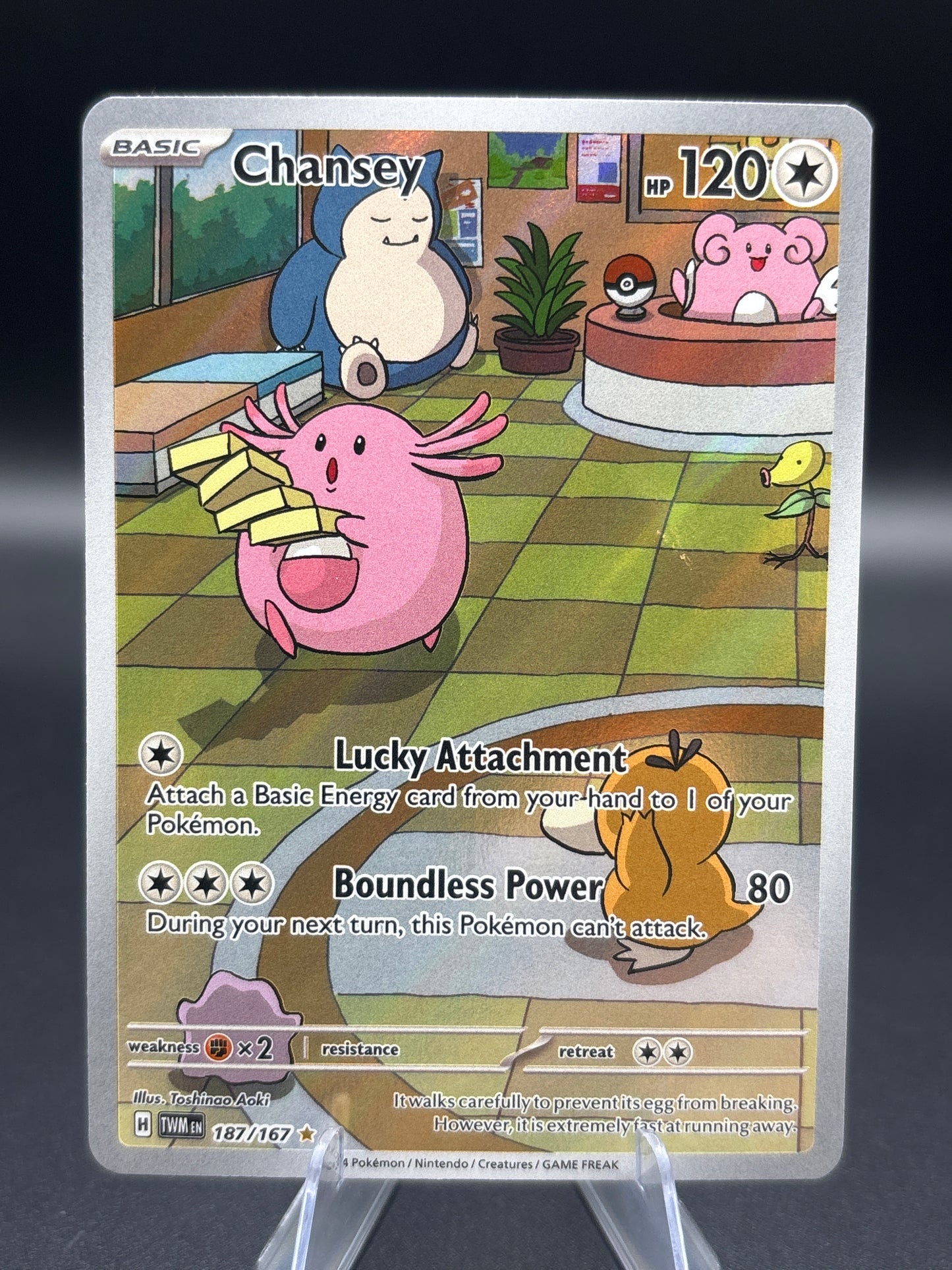 Pokémon TCG: 2024 Chansey - 187/167 - SV: Twilight Masquerade