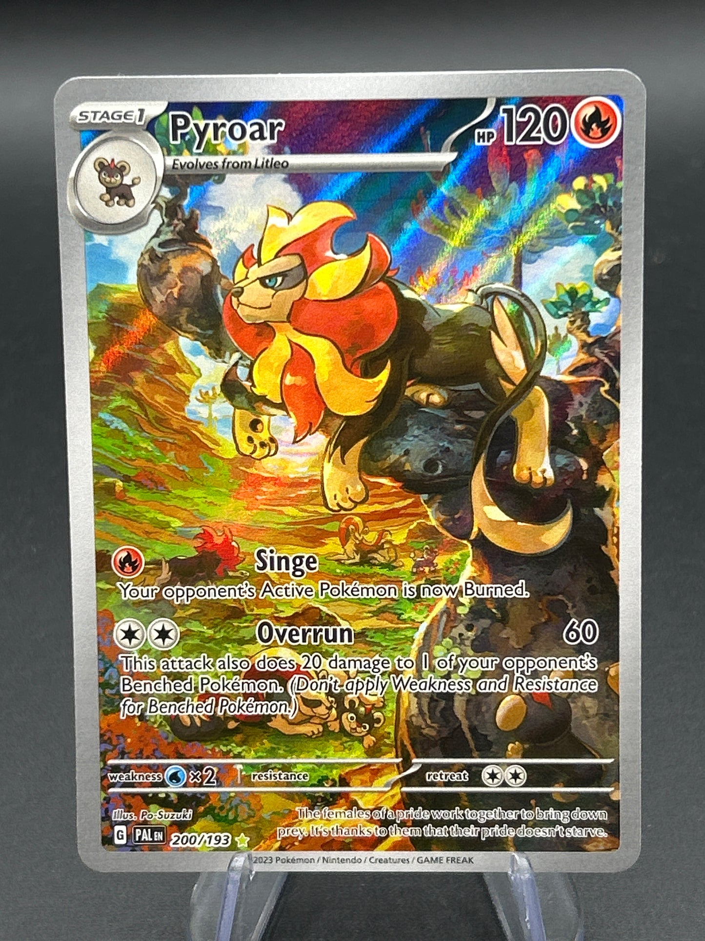 Pokémon TCG: 2023 Pyroar 200/193 SV: Paldea Evolved