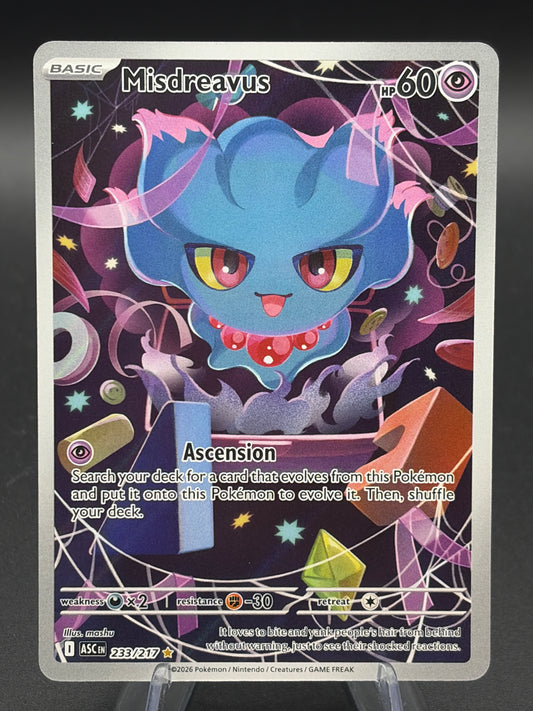 Pokémon TCG: 2025 Misdreavus - 233/217 - Ascended Heroes