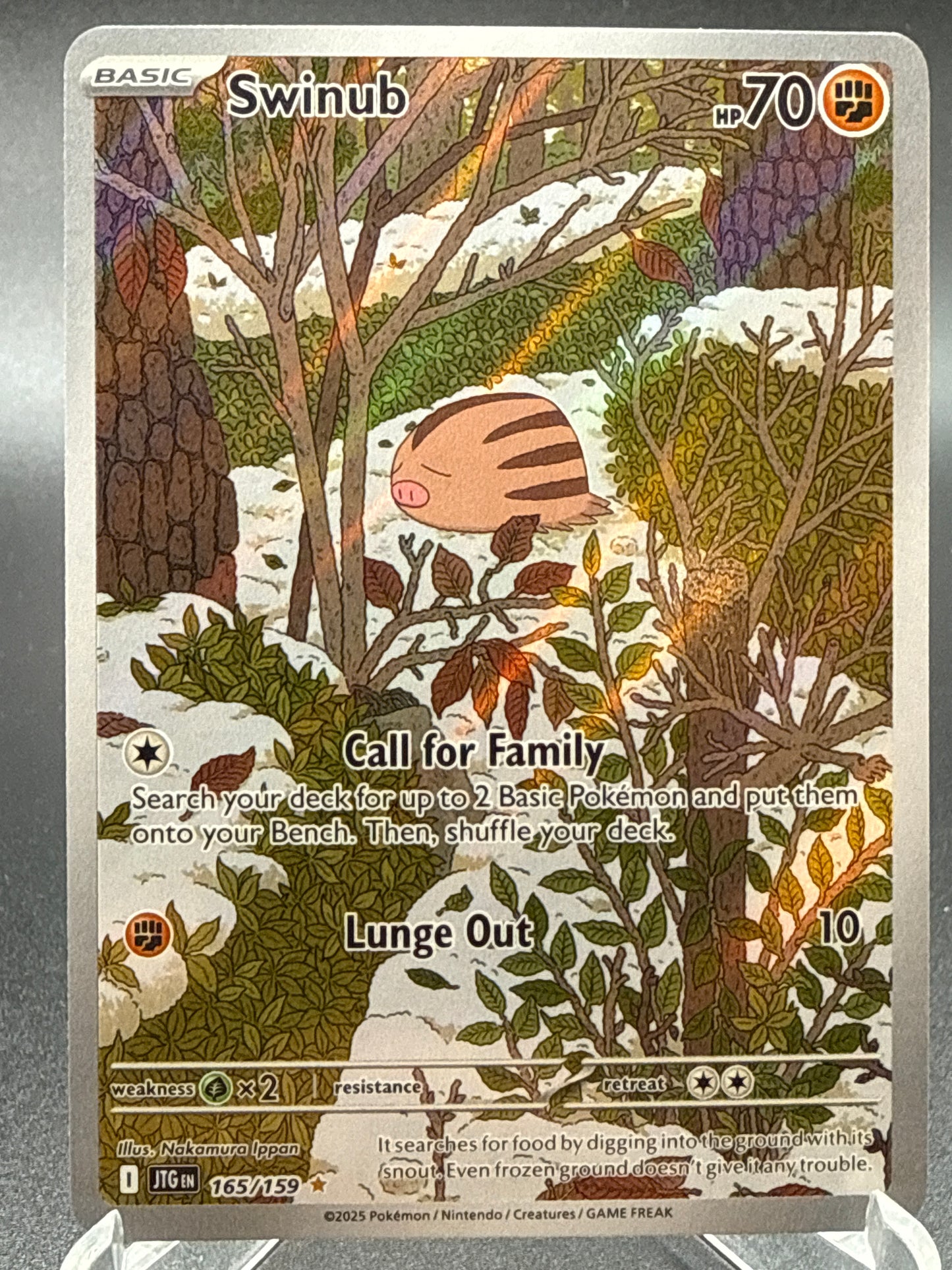 Pokémon TCG: 2025 Swinub 165/159 SV: Journey Together