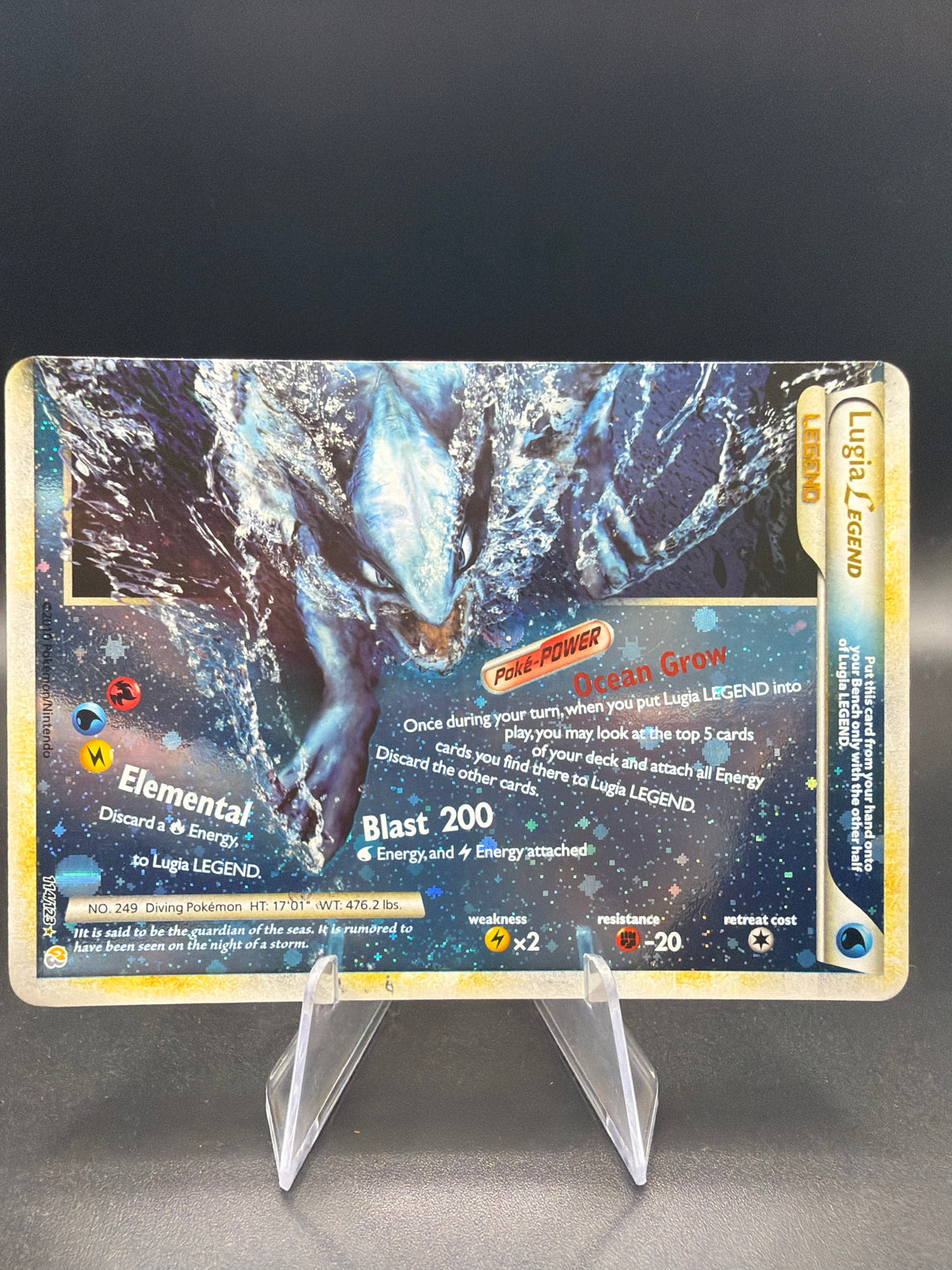 Pokémon TCG: 2010 Lugia Legend 114/123 Heart Gold Soul Silver