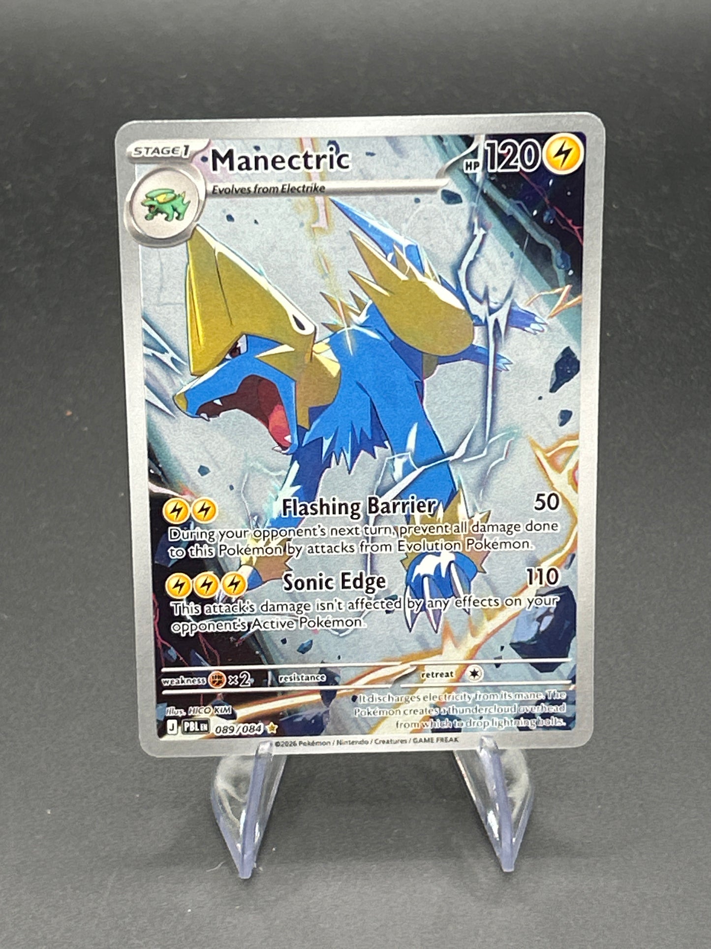 Pokémon TCG: 2026 - Manectric 089/084 - Pitch Black