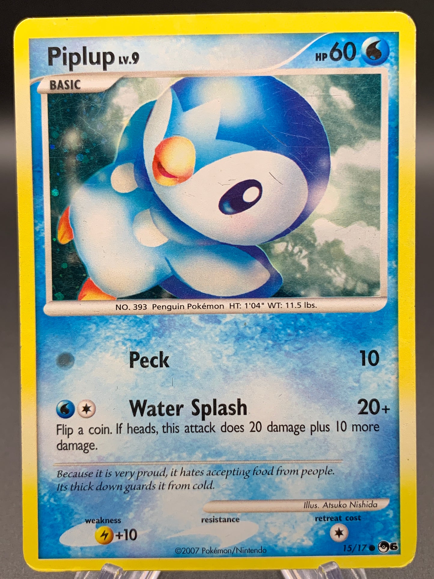 Pokémon TCG: 2007 Piplup - 15/17 - POP Series 6