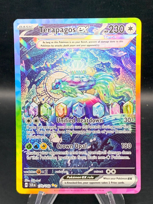Pokémon TCG: 2024 Terapagos ex 170/142 SV: Stellar Crown
