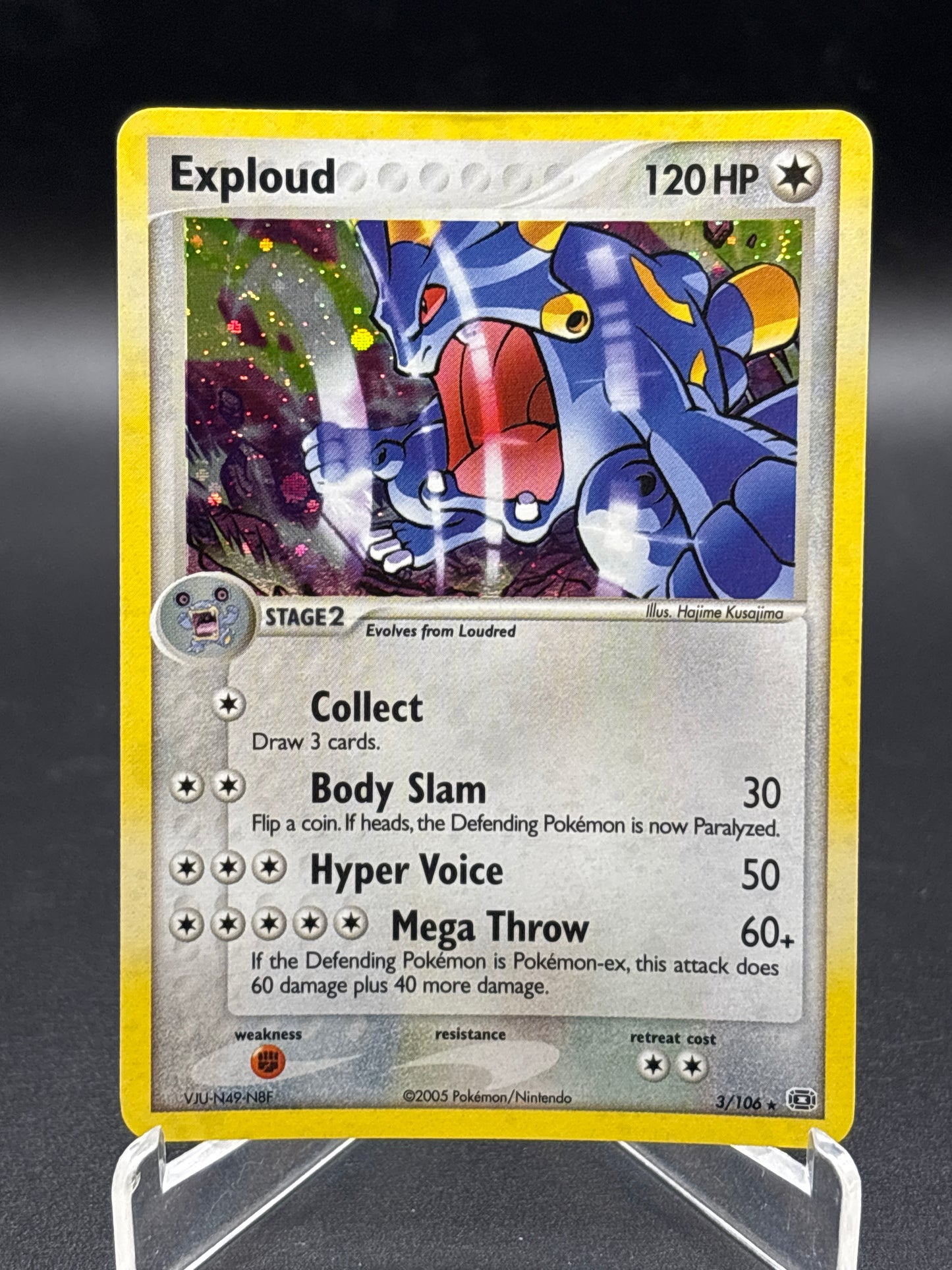 Pokémon TCG: 2005 Exploud 3/106 Emerald Holo