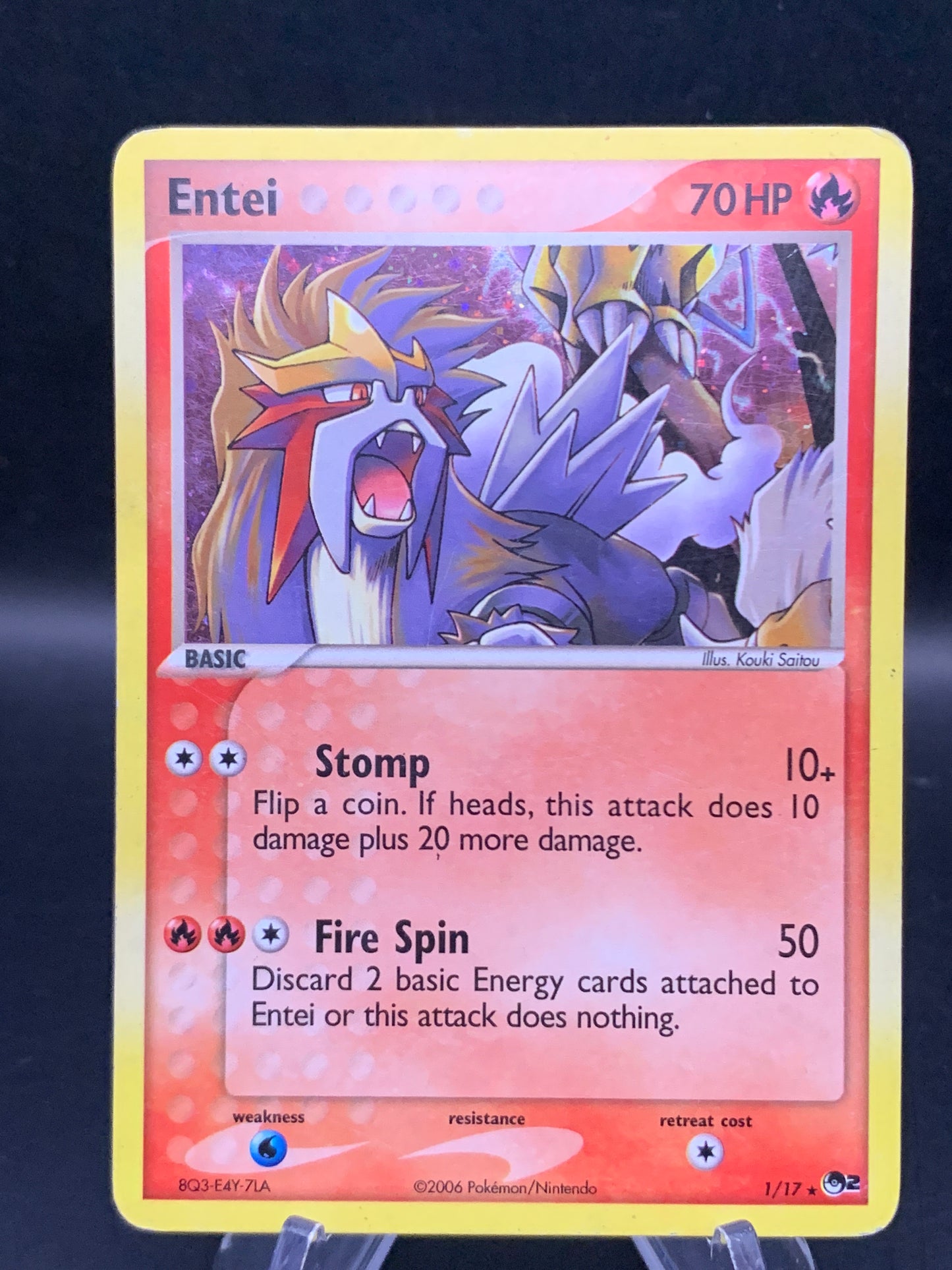 Pokémon TCG: 2006 Entei 1/17 - POP Series 2